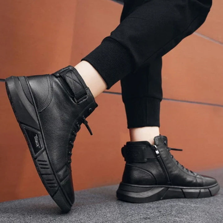 Sergio | Sneakers van Kunstleer voor Stedelijke Elegant
