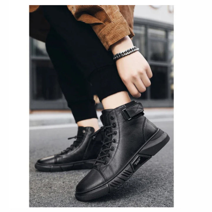 Sergio | Sneakers van Kunstleer voor Stedelijke Elegant