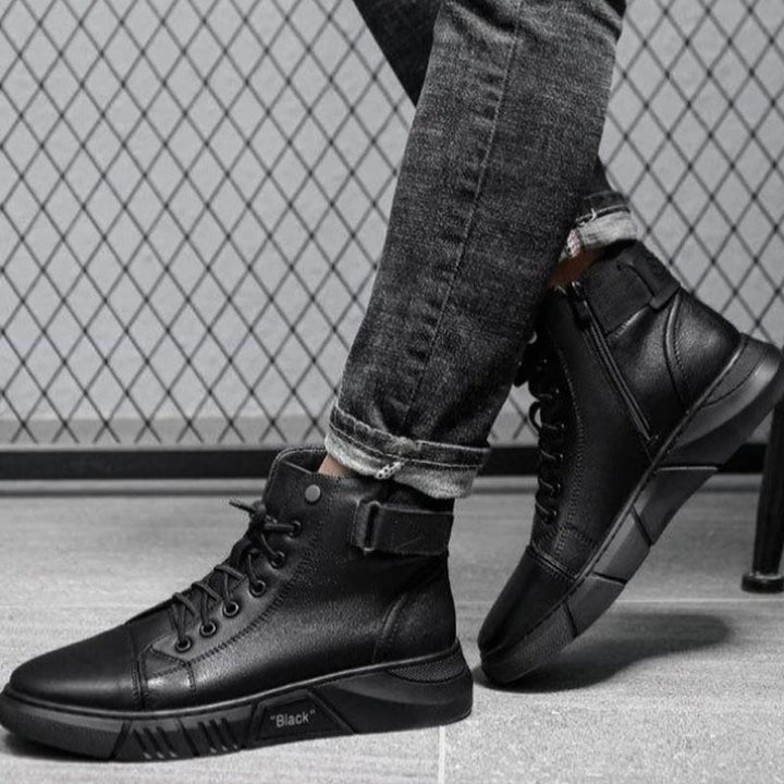 Sergio | Sneakers van Kunstleer voor Stedelijke Elegant