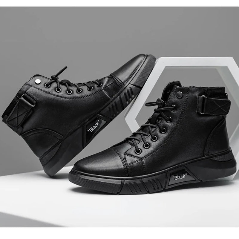 Sergio | Sneakers van Kunstleer voor Stedelijke Elegant