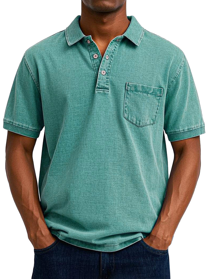 maxime™  | Vintage Casual Polo Hemd voor Mannen