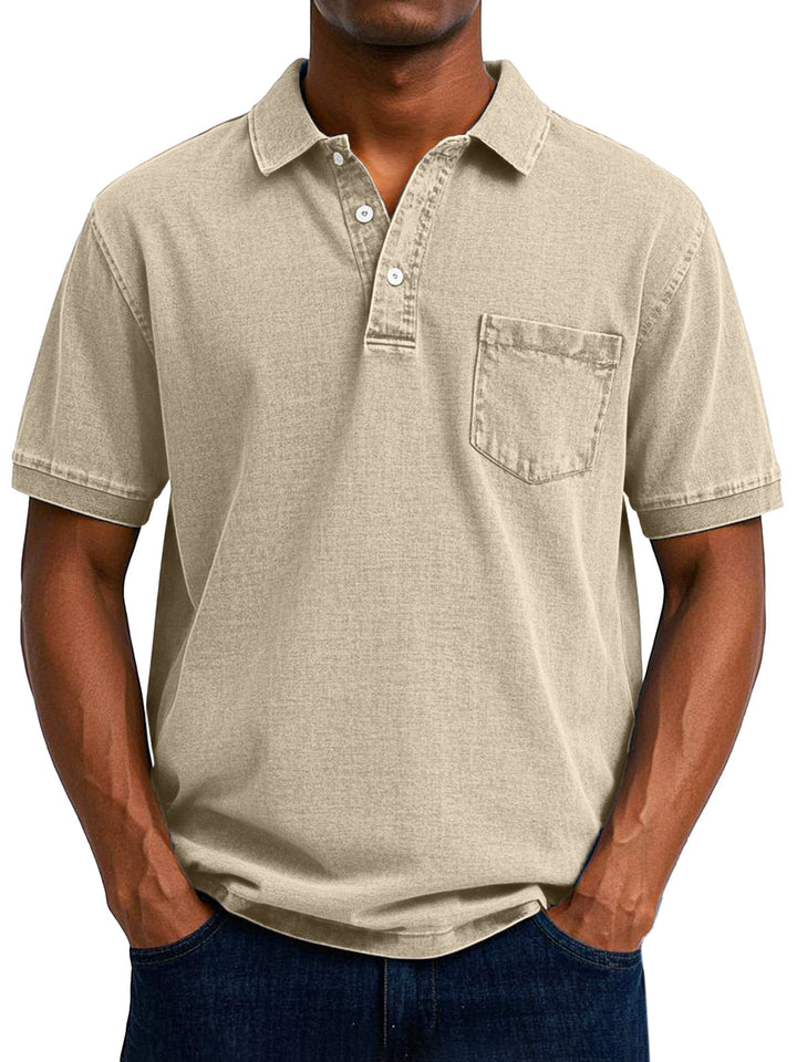 maxime™  | Vintage Casual Polo Hemd voor Mannen