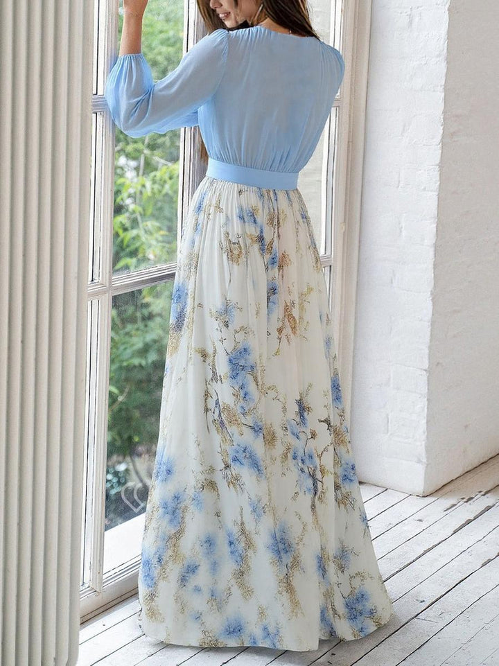 Fiorella | Robe Maxi Élégante avec Imprimé Floral