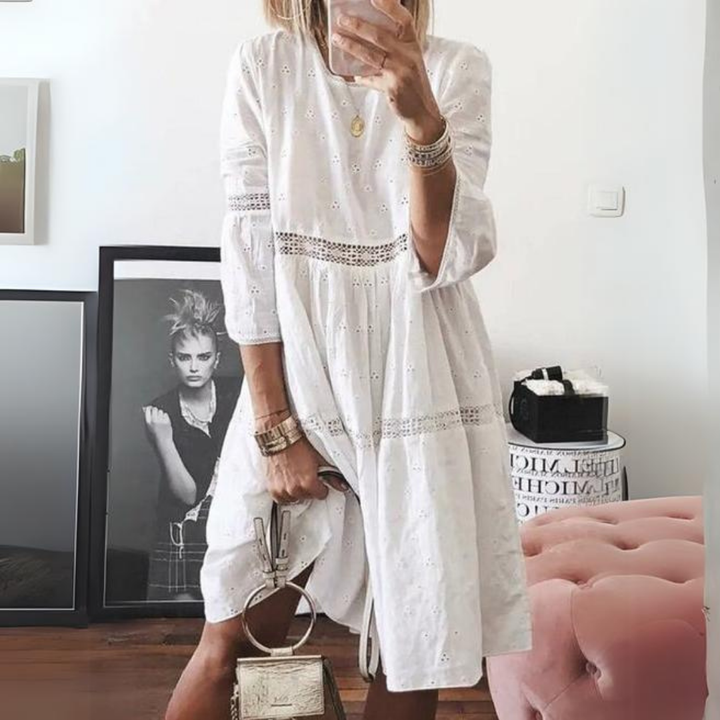 Isabella™ | Robe Élégante Brodée