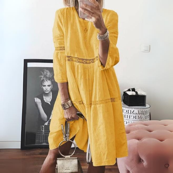 Isabella™ | Robe Élégante Brodée