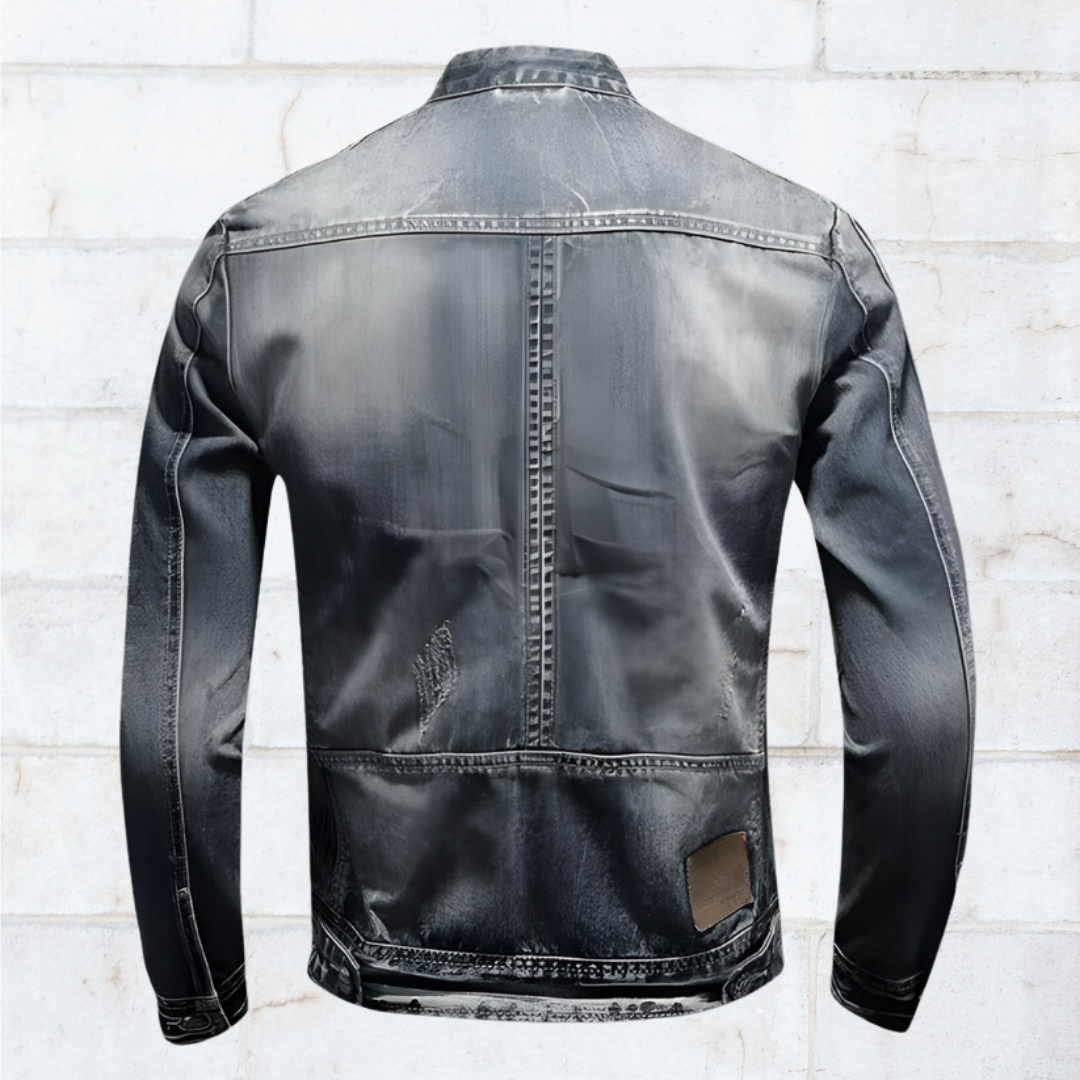 Jason | Robuuste en trendy jas met staande kraag