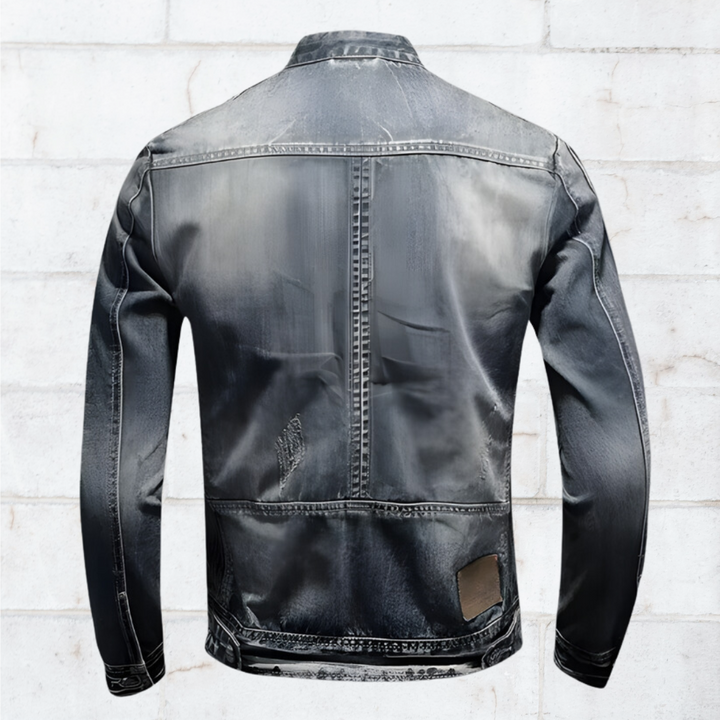 Jason | Robuuste en trendy jas met staande kraag