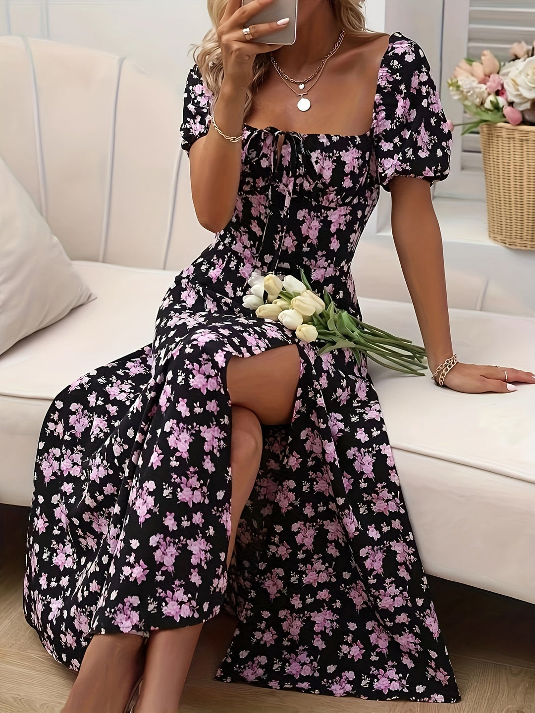 Mirella™ | Robe florale féminine