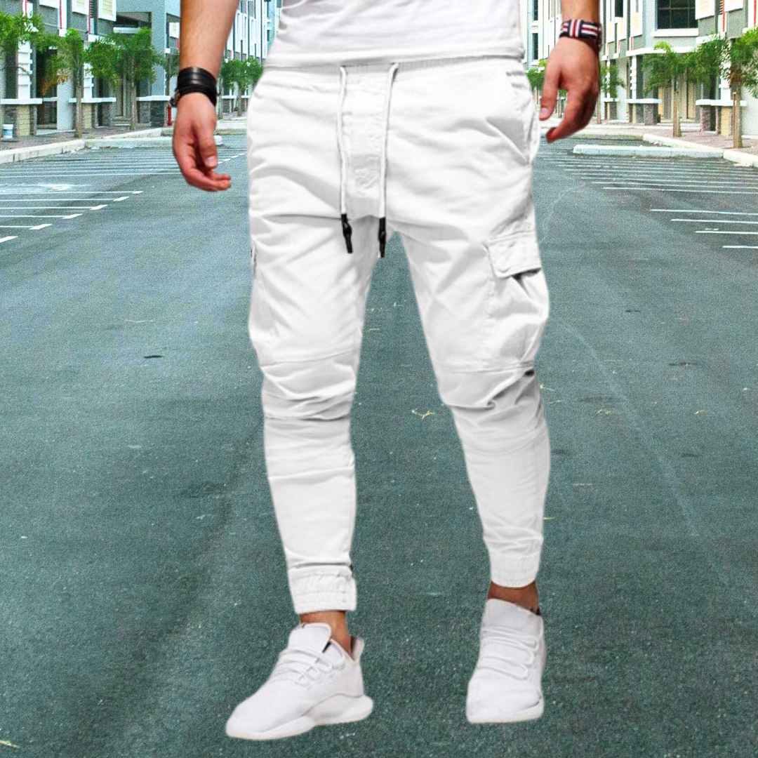 Daniel | Casual Sportbroek met Opgestikte Zakken