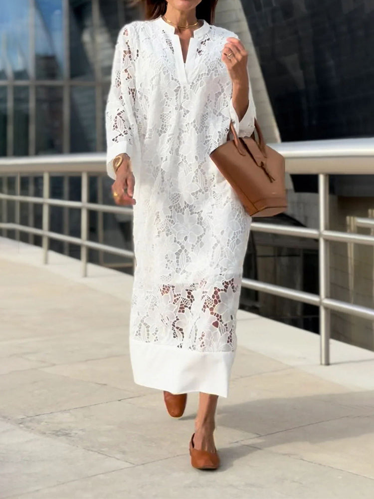 Sophie™ | Elegante jurk met randjes