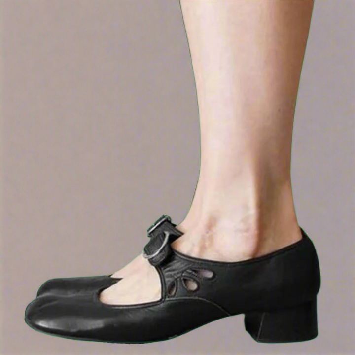 Denisa | Orthopedische Leren Sandalen met Comfortabele Wedgezool