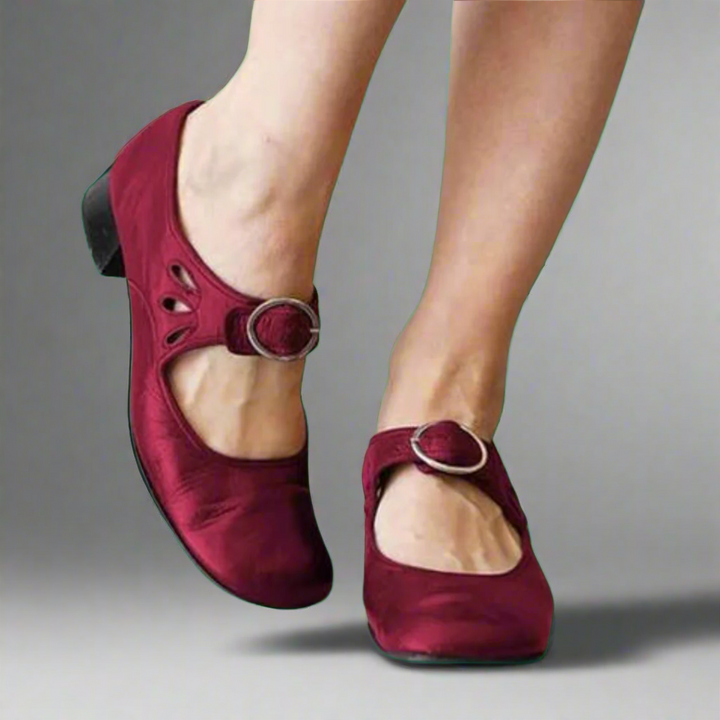 Denisa | Orthopedische Leren Sandalen met Comfortabele Wedgezool