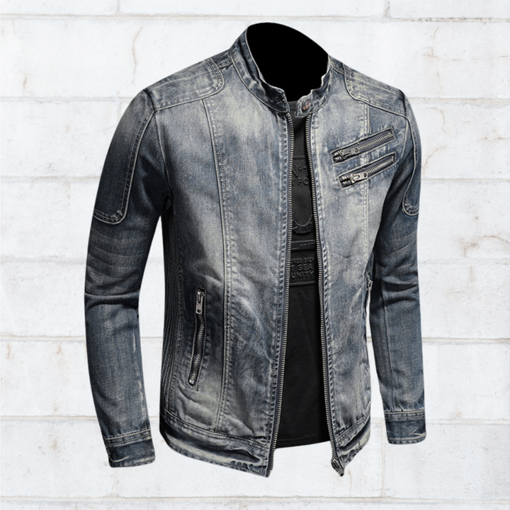 Jason | Robuuste en trendy jas met staande kraag
