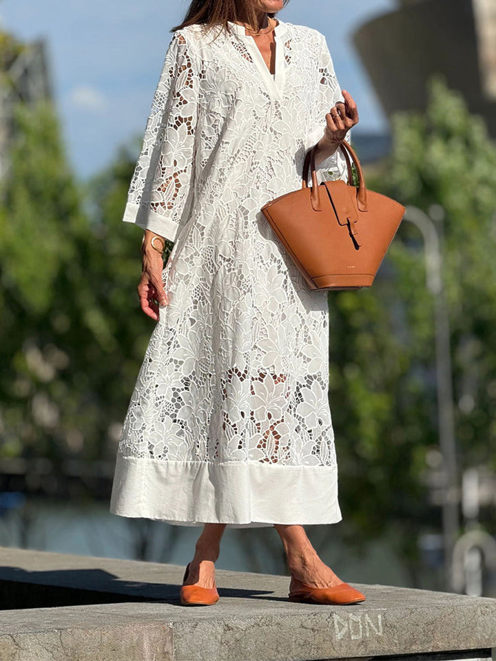 Sophie™ | Elegante jurk met randjes