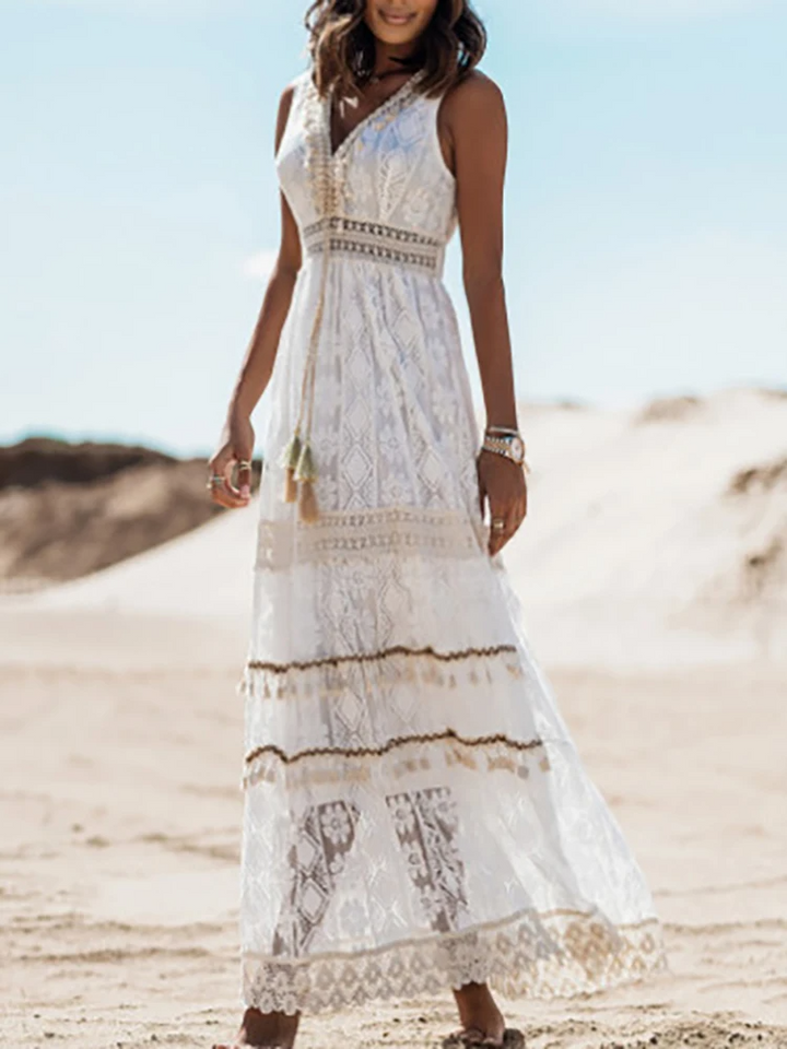 Nina | Luxueuze Boho-Jurk (Bijna uitverkocht)