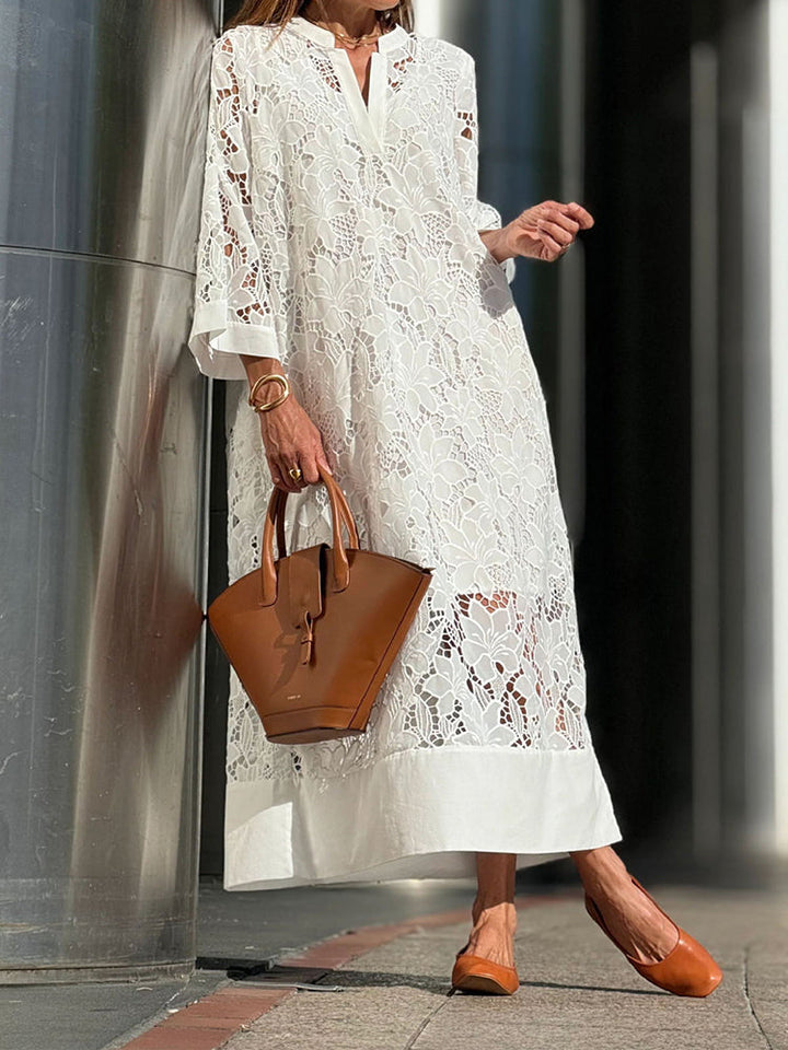 Sophie™ | Elegante jurk met randjes