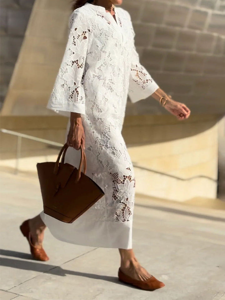Sophie™ | Elegante jurk met randjes