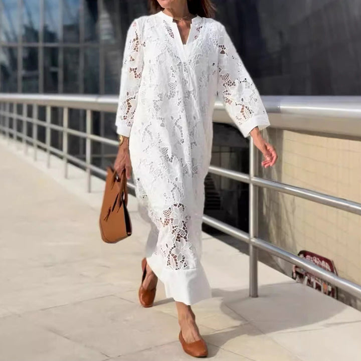Sophie™ | Elegante jurk met randjes