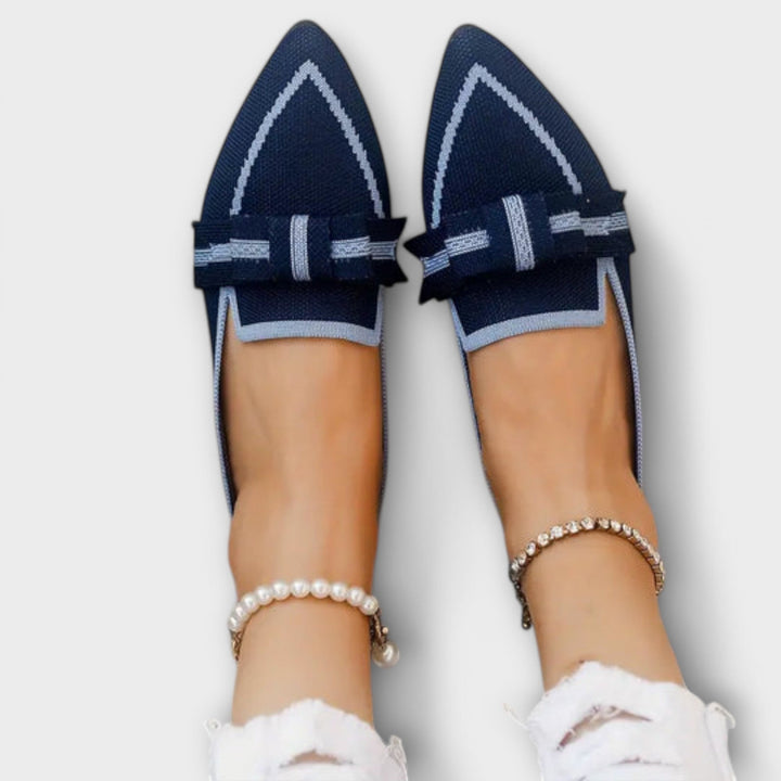 Vlakke Dameschoenen met Geknoopt Ontwerp