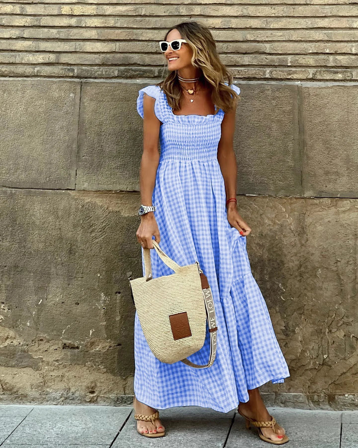 Mila™ | Robe Rétro à Carreaux