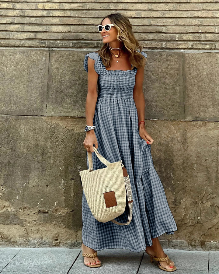 Mila™ | Robe Rétro à Carreaux
