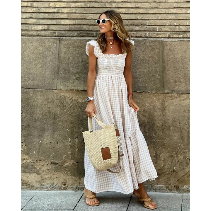 Mila™ | Robe Rétro à Carreaux