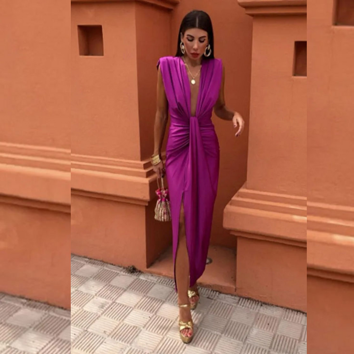 Isabella | Robe de soirée à décolleté plongeant