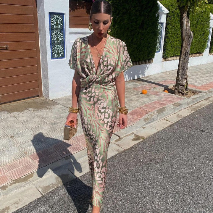 Cecily - Robe maxi en velours luxueux
