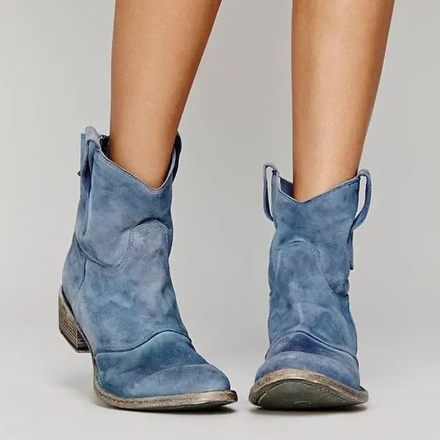 Thalia | Vintage Cowboy-Enkellaarsjes