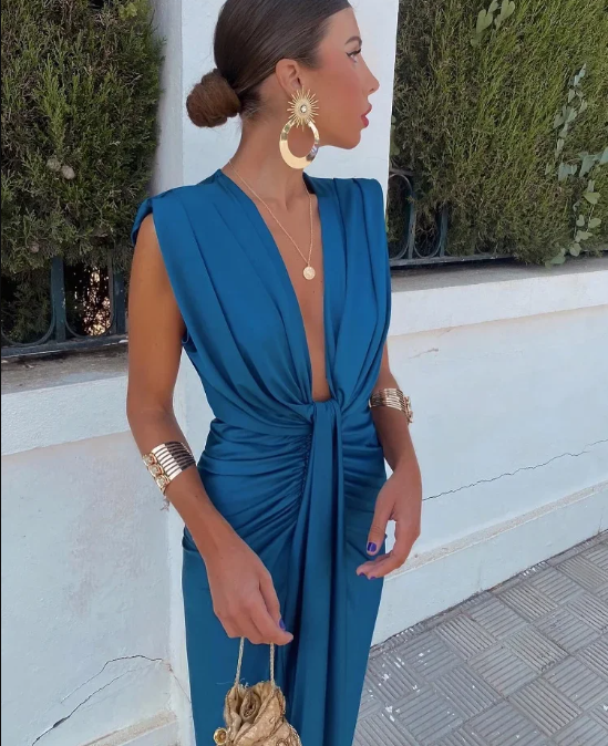 Isabella | Robe de soirée à décolleté plongeant