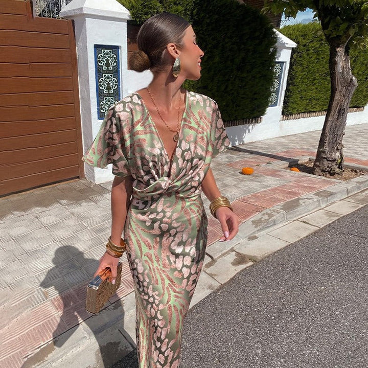 Cecily - Robe maxi en velours luxueux