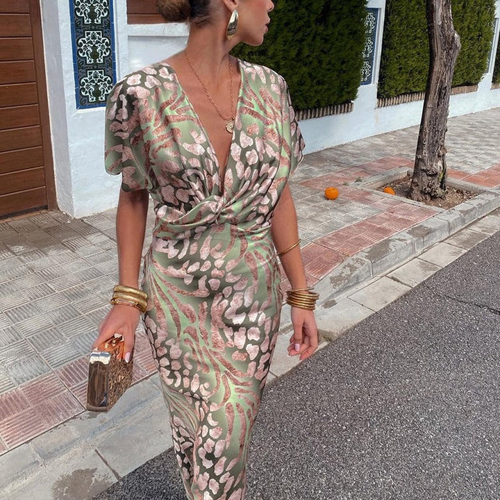 Cecily - Robe maxi en velours luxueux