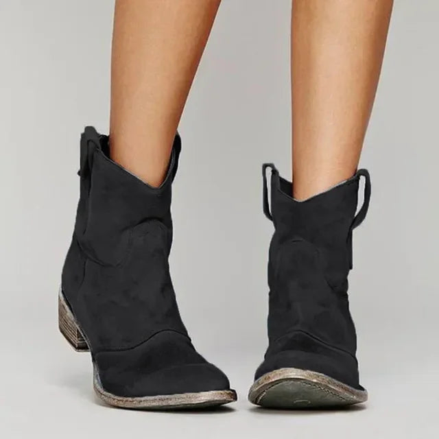 Thalia | Vintage Cowboy-Enkellaarsjes