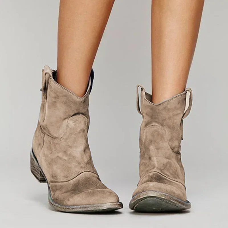 Thalia | Vintage Cowboy-Enkellaarsjes