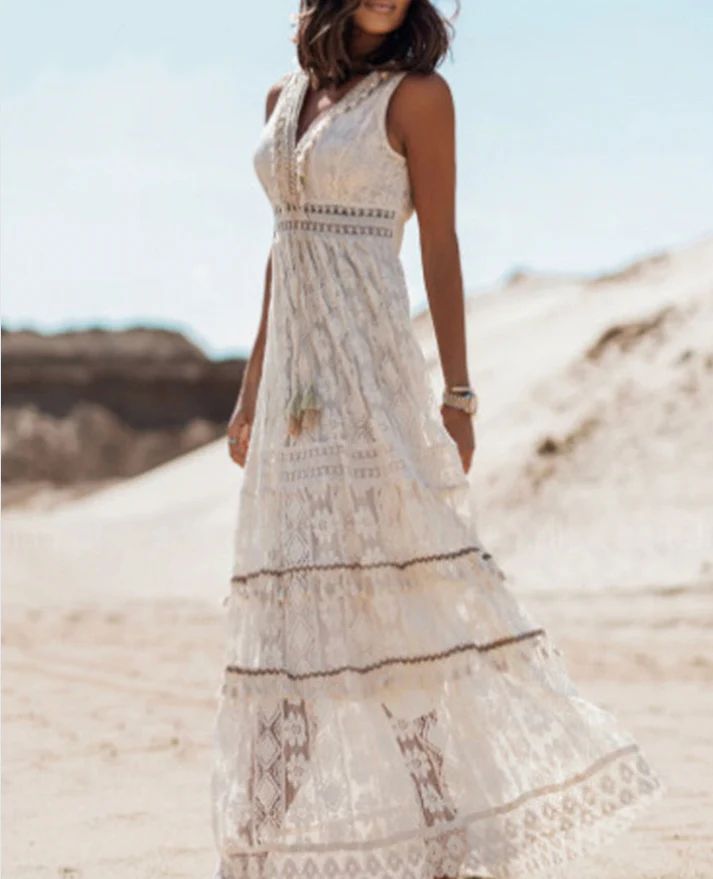 Nina | Luxueuze Boho-Jurk (Bijna uitverkocht)