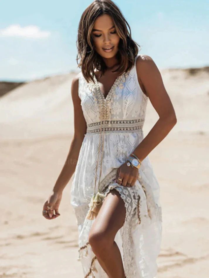 Nina | Luxueuze Boho-Jurk (Bijna uitverkocht)