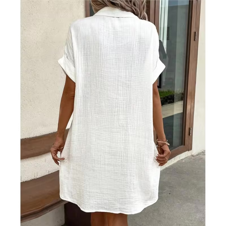 Fenna | Robe à Boutons Sans Effort