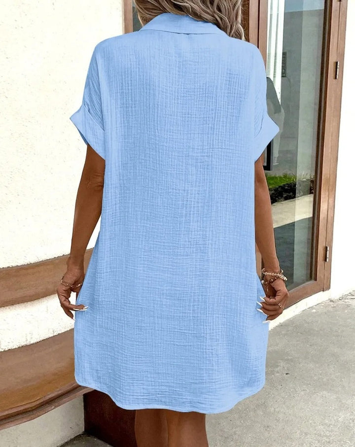 Fenna | Robe à Boutons Sans Effort