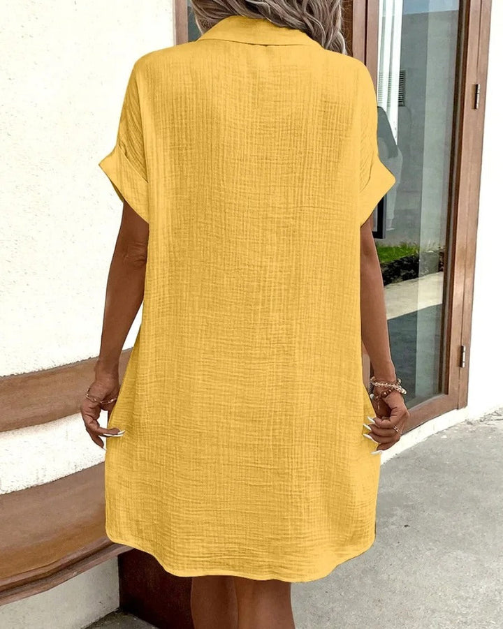 Fenna | Robe à Boutons Sans Effort